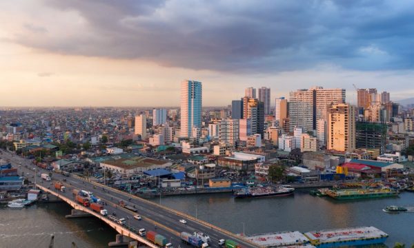 Bird's-eye view of Manila city, the adventurous honeymoon destination.